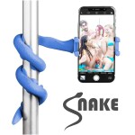 CELLY Ευέλικτο Selfie Stick SNAKE - Μπλε